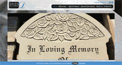Desktop Screenshot of dalesmemorials.co.uk